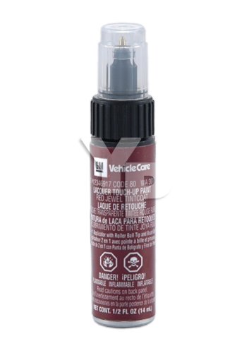 GM VehicleCare Touch Up Paint Red Jewel 80U WA301N ; Suburban, Tahoe, Traverse, Impala, Malibu, Cadillac, Camaro, Corvette, Buick, GMC Touchup Paint GM 12346917