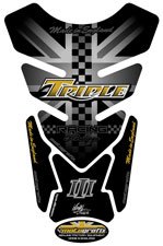 Motografix Tank Protector - Quadpad - Triple - Black TT009U Parts Motografix TT009U