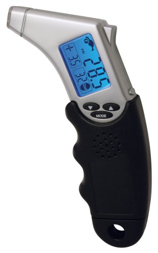 Accutire MS-4445B Programmable Talking Tire Gauge with Lighted Tip and Storage Case Tire Gauges Measurement Limited MS4445B