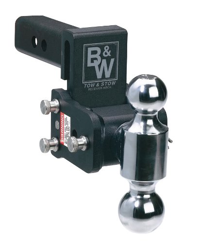 B&W TS10040B Tow and Stow Magnum Receiver Hitch Ball Mount Hitch Accessories B&W Trailer Hitches TS10040B