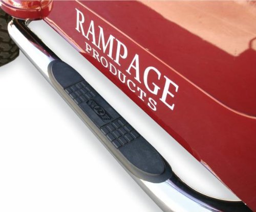 Rampage 8627 Black Side Bar Running Boards Rampage 8627