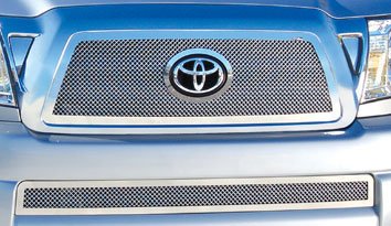 2005-2007 Toyota Tacoma E&G CLASSICS® 2 Pc Fine Mesh Grille Grille Inserts E&G Classics 1138-0102-05