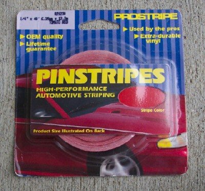 PROSTRIPE Automotive Pinstriping Red, 1/4 x 40' Pinstriping Tape Prostripe PROSTRIPE Automotive Pinstriping Red, 1/4