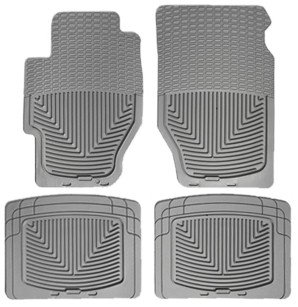 WeatherTech - W3GR-W50GR - 2003-2008 Infiniti FX45 Grey All Weather Floor Mats Rows 1 2 Custom Fit WeatherTech W3GR-W50GR
