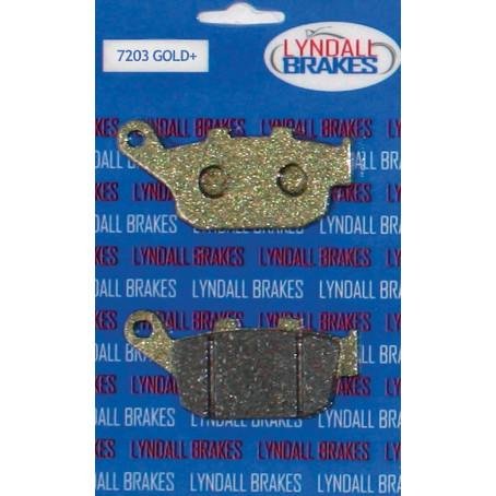 Lyndall Racing Brakes Gold Plus Brake Pads Gold+ F 04-07xl 7233-gplus Pads Lyndall Racing Brakes 1720-0059