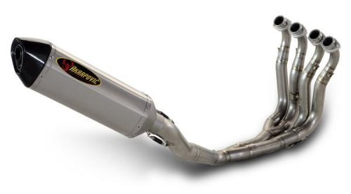 Akrapovic Racing Line Full System (4:2:1) - Hexagonal Titanium Muffler (Underseat) , Material: Titanium S-H6R9-ACT Complete Systems Akrapovic S-H6R9-ACT