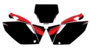 N-Style Pre-Printed Backgrounds - Black Decals N-Style N02-1101