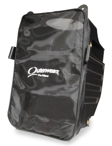 Outerwears Pre-Filter 2 Dia. 1-1/2 L Black XF25-5680 Breather Filters Outerwears XF25-5680