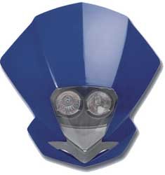 POLISPORT/CHEST PROT. EMX DUAL HEADLIGHT YLW /BLK 8662000007 Headlight Bulbs & Assemblies Polisport 8662000007