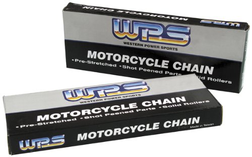 WPS 428 Heavy Duty Chain - 134 Links , Chain Type: 428, Chain Length: 134, Color: Natural, Chain Application: All 428H-134 Chains WPS Western Power Sports 428H-134