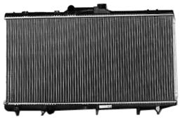 TYC 1409 Toyota/Geo 1-Row Plastic Aluminum Replacement Radiator Radiators TYC 1409