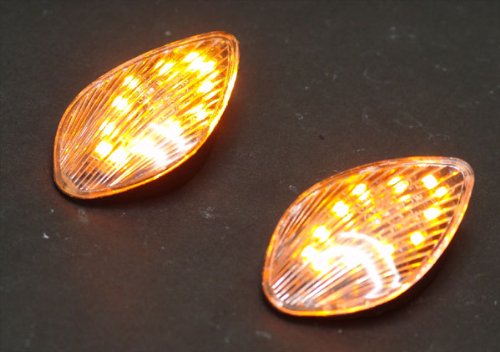 Turn Signal Assemblies & Lenses Volar Motorsport LTS003-Clear