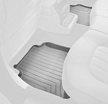 WeatherTech Custom Fit Rear FloorLiner for Toyota Corolla, Grey Automobilia WeatherTech 461092
