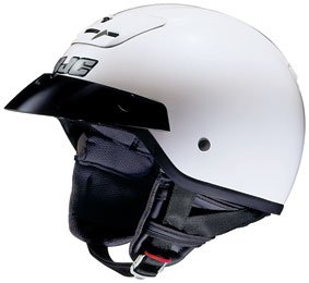 HJC AC-2M Open Face Motorcycle Helmet Pearl White Extra Large Helmets HJC Helmets HH 08-691