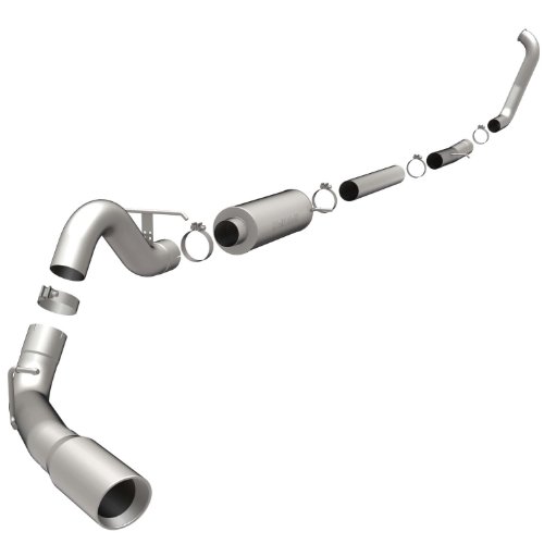 Magnaflow 15966 Stainless Steel 4 Single Turbo Back Exhaust System Cat-Back Systems Magnaflow 15966