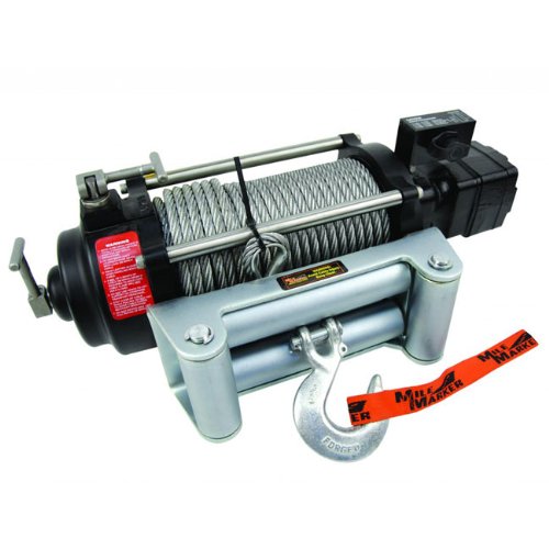 Mile Marker HI-Series Hydraulic Winch - 10,500-lb. Capacity, 24 Volt DC, Mode... Winches Mile Marker 75-50050C/24