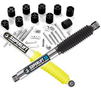 Superlift Suspension 88490 Superide Shock Absorber Triple Shock Kits Superlift 88490