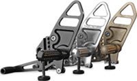 Vortex Adjustable Rearsets - Black Sprockets Vortex 57-5336