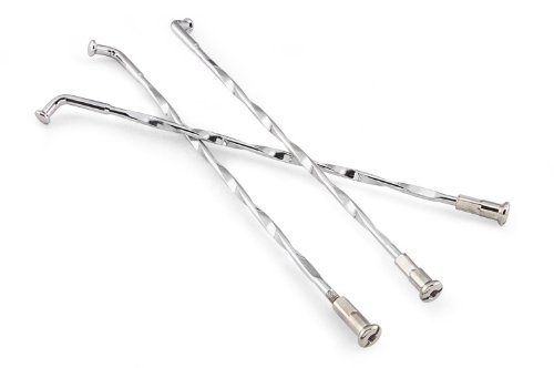 Front Twisted Spokes With Custom Rim, Manufacturer: Bikers Choice, CHR TWISTED SPOKES 21 Rims Biker's Choice 490932