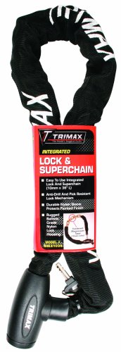 Trimax THEX1036 Integrated Lock & Super Chain - 10mm Links x 36 length Hitch Locks Trimax THEX1036