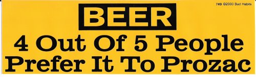 Bumper Stickers Bad Habits 749