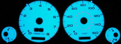 2-Color Glow Gauges Gauge Sets MimoUSA I1383