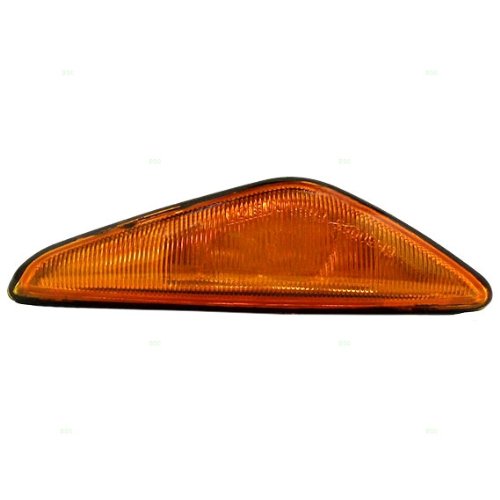 Depo 444-1406L-AQ-Y Side Marker Light Assembly Turn Signal Bulbs Depo 444-1406L-AQ-Y