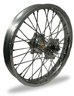 Pro-Wheel Complete Wheel Assembly - Polished Hub/Silver Rim , Position: Front/Rear, Color: Silver, Rim Size: Not Available 22-42011 Wheel Hubs Pro-Wheel Components 22-42011