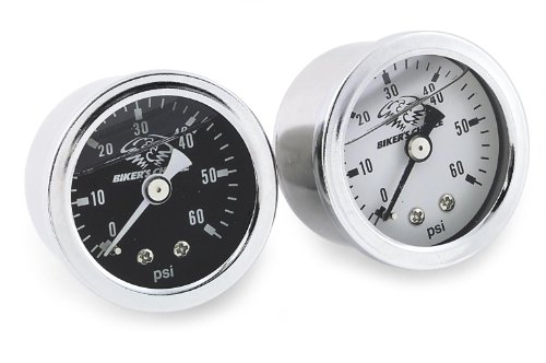 Oil Pressure Gauges Biker's Choice 0-60 WHITE F