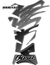 Orbital Tank Pad - Racing - Busa - Clear/Silver 1300 Decals Orbital 1300