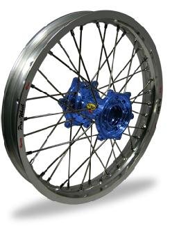 Pro-Wheel Complete Wheel Assembly - Blue Hub/Silver Rim , Position: Front/Rear, Rim Size: Not Available, Color: Blue 22-53631 Wheel Hubs Pro-Wheel Components 22-53631