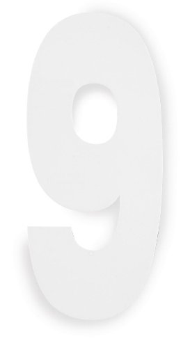 Throttle Jockey Numbers 3.5in. - White - No. 3 M-0003-W Throttles Throttle Jockey M-0003-W