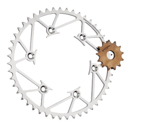 MSR Steel Rear Sprocket - 50T , Sprocket Teeth: 50, Material: Steel, Color: Natural, Sprocket Size: 520, Sprocket Position: Rear RM50 Sprockets MSR RM50