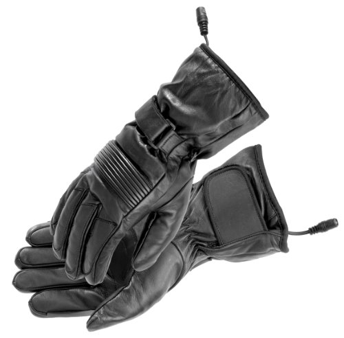Firstgear Heated Rider Gloves , Gender: Mens/Unisex, Size: XL, Distinct Name: Black, Primary Color: Black, Apparel Material: Textile GLOVES-R-XL-FG Gloves Firstgear GLOVES-R-XL-FG