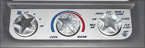 Billet Knobs w/ Stars Gauge Sets Nu Image KS312B