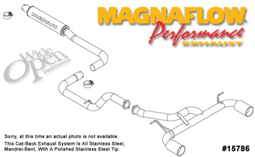 MagnaFlow Exhaust - MagnaFlow Cat-Back System Cat-Back Systems Magnaflow MAGNA-15786