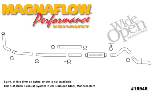 MagnaFlow Exhaust - MagnaFlow Cat-Back System Cat-Back Systems Magnaflow MAGNA-15945