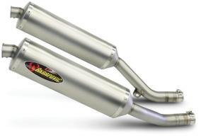 Akrapovic Slip-On - Oval-Shape Titanium Muffler, Material: Titanium S-H6SO5-T Mufflers Akrapovic S-H6SO5-T