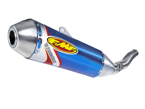 FMF Racing Ti PowerCore Slip-On - Blue Anodized , Material: Titanium 044160 Mufflers FMF 044160