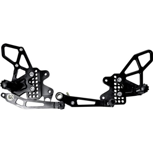 VORTEX RACING REARSET KAWASAKI ADJ BLACK ZX6RR, 636 _RS406K Sprockets Vortex Racing RS406K