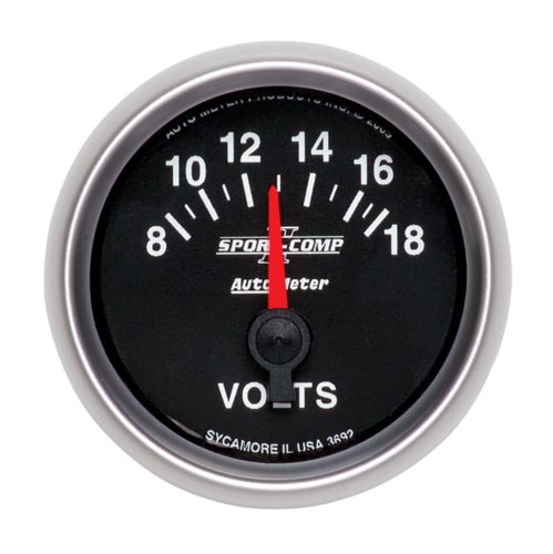 Voltmeter Auto Meter 3692