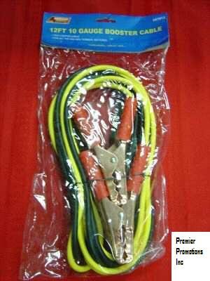 American Tool Exchange 12' 10 Guage Booster Cable Battery Jumper Cables American Tool Exchange 87014