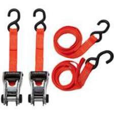 SmartStraps 140 Orange 10' 3,000 lbs Capacity Padded Heavy Duty Ratchet Tie Down, (Pack of 2) Tie Downs & Anchors SmartStraps 140