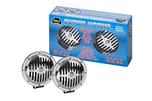 Super Horns Disc Horn Set Electrical Wolo WOLO-306-2T
