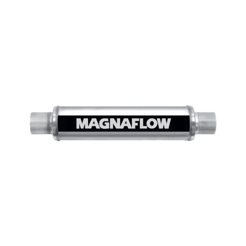 Magnaflow 10425 Satin Stainless Steel 2.25 Round Muffler Mufflers Magnaflow 10425