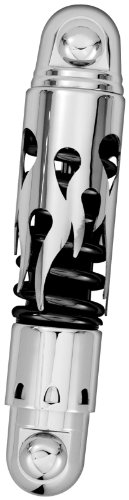 Progressive Suspension 812-4007CFBS Flame Chrome 12.5 Rear Suspension Shock with Black Spring Body & Frame Parts Progressive Suspension 812-4007CFBS