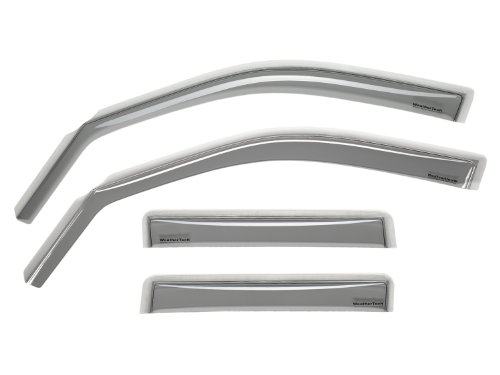 WeatherTech Custom Fit Front & Rear Side Window Deflectors for Hyundai Azera, Light Smoke Body WeatherTech 72417