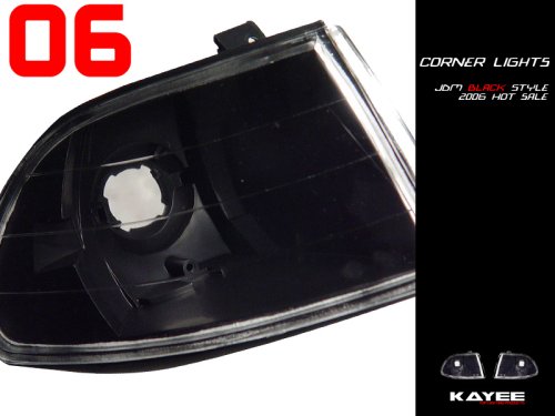 HONDA CIVIC 92-95 2/3DR BLACK HOUSING CORNER LIGHTS Parking & Side Marker Combos Honda CL-CIVC-9295-23D-BK