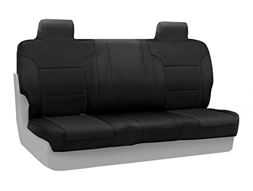 Coverking Custom Fit Front Solid Bench Seat Cover for Select Dodge Ram 2500/3500 Models - Spacermesh Solid (Black) Accessories Coverking CSC2S1DG7060
