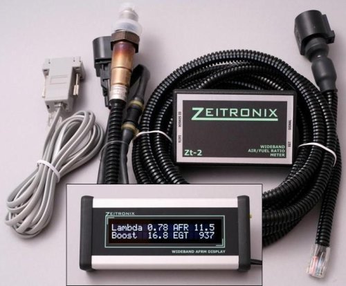 Zt-2 Wideband Controller / Datalogging System + SILVER LCD Display Gauge Sets Zeitronix Zt2LCDs